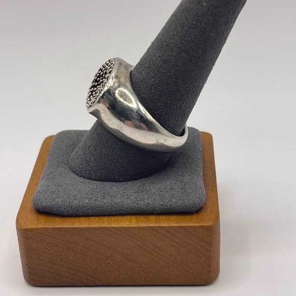 Michael Dawkins - designer wave ring - silver - men or women - size 10 - Picture 15 of 15